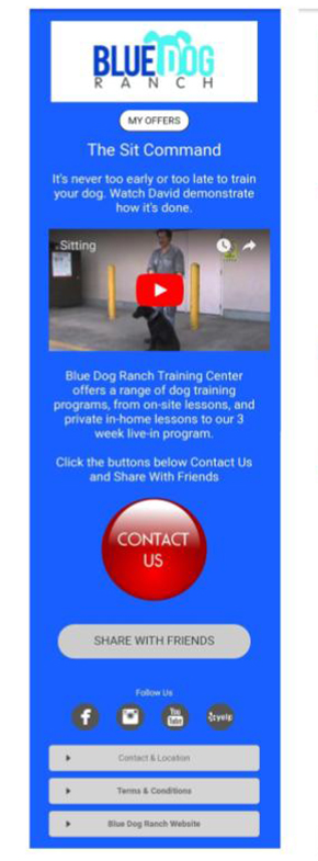 Animal care text message marketing by iVision Mobile