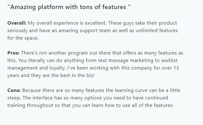 text messaging software reviews for ivision mobile